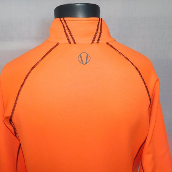 Sunice Men's L Allendale 2.0 Water Repellant Golf Pullover Orange / Dragon Fire - Picture 11 of 12